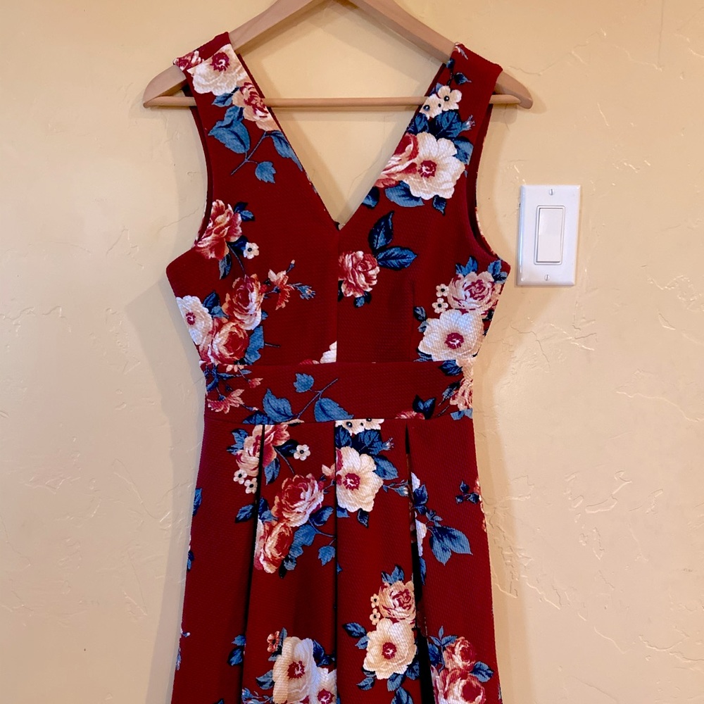 Floral Fit and Flare Haute Monde Dress